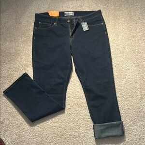 Jeans - Signature by Levi Strauss Blue Straight Leg Jeans Classic Fit